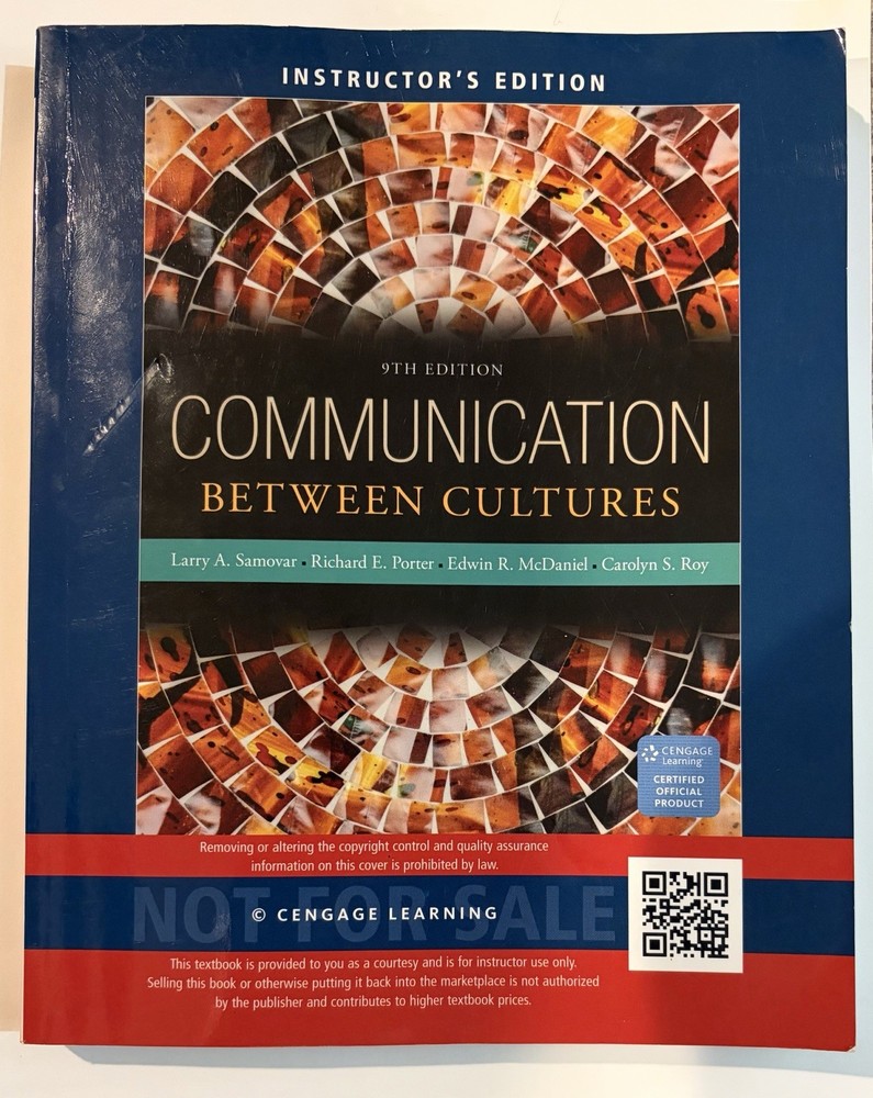 Communication Between Cultures Instructor’s Edition Paperback 9th Edition
