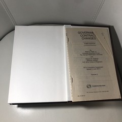 Government Contract Changes Third Edition Volume 1 +2 Law Book By Nash & Feldman