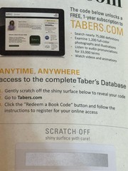 Taber’s Cyclopedic Medical Dictionary by Donald Venes – 2021, Unused Access Code