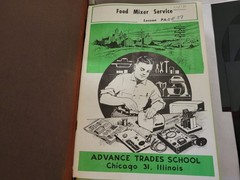 Vintage 50s 60s Advance Trades School ATS Chicago Training Binders – Lot