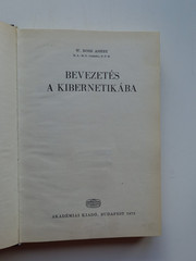 Cybernetics A Kibernetika W Ross Ashby 1972 Hardback Dust Jacket Hungary