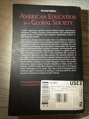 American Education in a Global Society 2nd Edition – Gerald L. Gutek – LIKE NEW