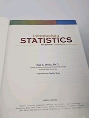 Introductory Statistics by Neil A. Weiss (2010, CD-ROM / Hardcover)