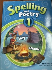 A Beka Book Spelling and Poetry 1 & Letters and Sounds 1 (Fifth Ed; Student Tes…