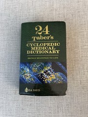 Taber’s Cyclopedic Medical Dictionary 24th Edition New F.A. Davis