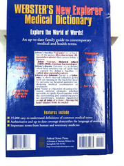 Webster’s New Explorer Medical Dictionary, Federal Street Press, HC, 1999