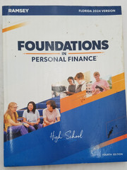 Ramsey Foundations in Personal Finance High School 4th Ed. Florida Version