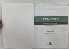 BJU Press Economics Student Activities 3rd Edition PB #500561-009-01 USED-GOOD
