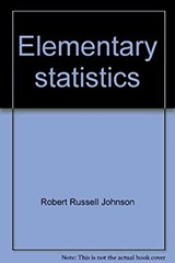 Elementary Statistics Paperback Robert R. Johnson