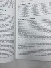Diagnostic and Statistical Manual of Mental Disorders: DSM-IV by APA 1994 PB