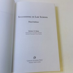 Succeeding in Law School (Third Edition) by Herbert Ramy