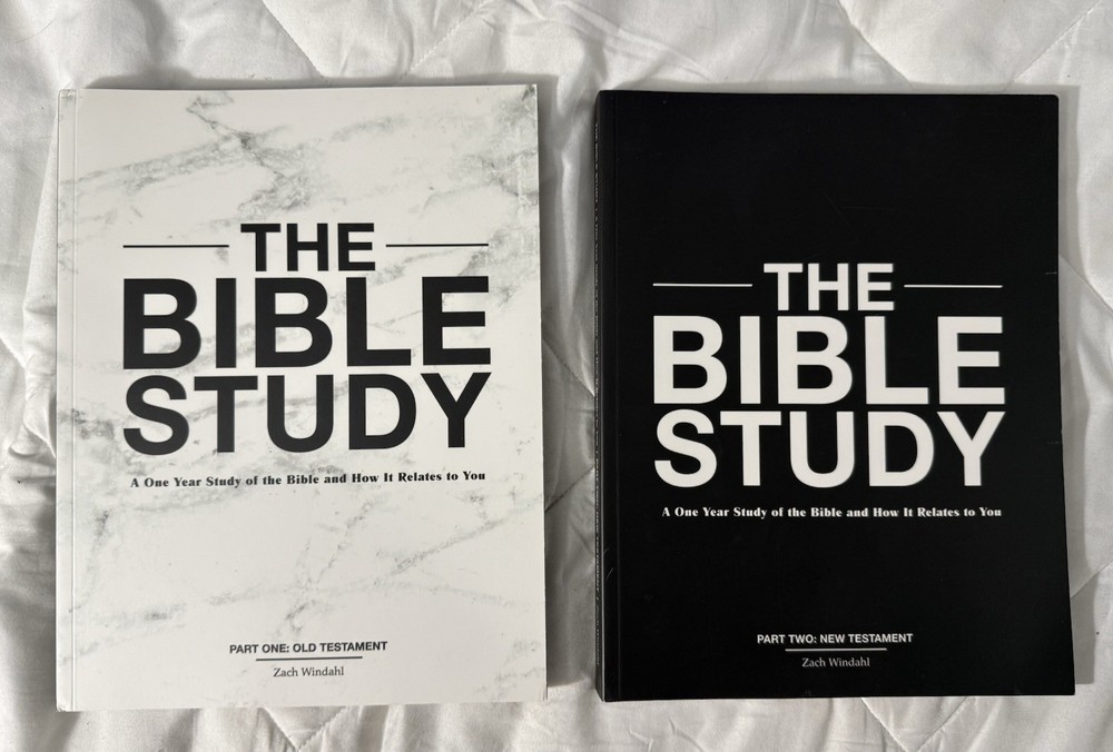 The Bible Study Part 1 & 2 Old & New Testament by Zach Windahl *NEW*