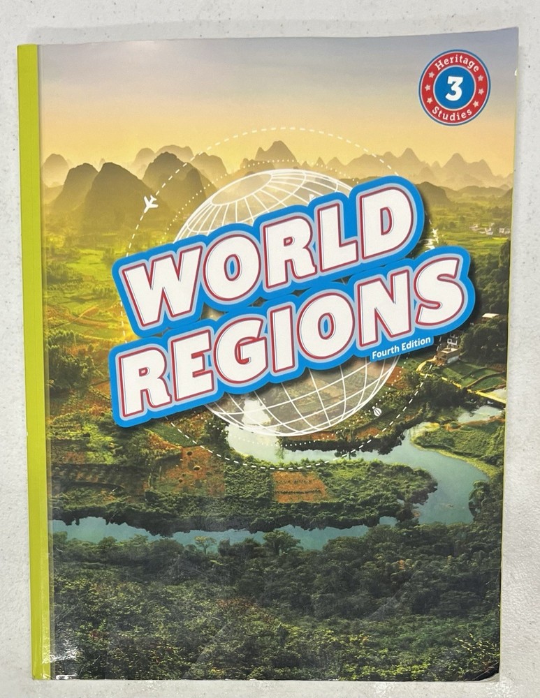 BJU Heritage Studies 3 World Regions textbook 4th edition 3rd grade homeschool