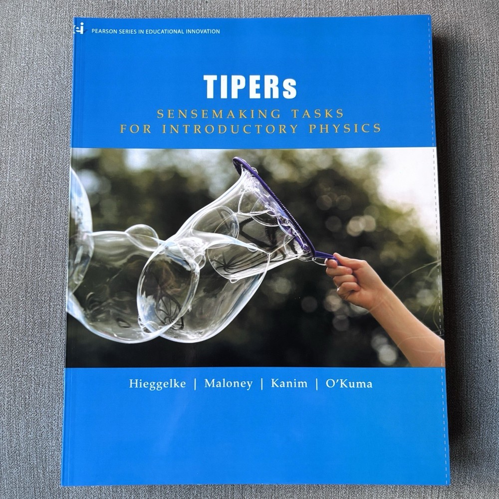 Pearson TIPERs Sensemaking Tasks for Introductory Physics 2015 Trade Paperback