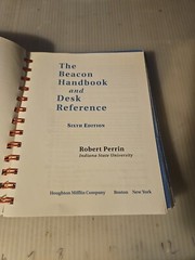2002, “The Beacon Handbook & Desk Reference” by Robert Perrin Paperback Book