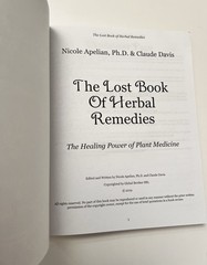 Lost Book of Remedies by Nicole Apelian and Claude Davis Sr. (2018, Uk- a Format