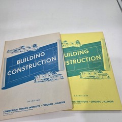 Building Construction Books Lot Of 19 Commercial Trades Institute 1969-1973