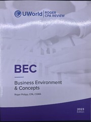 BEC 2023 Edition Textbook by UWorld LLC (2022, Trade Paperback)