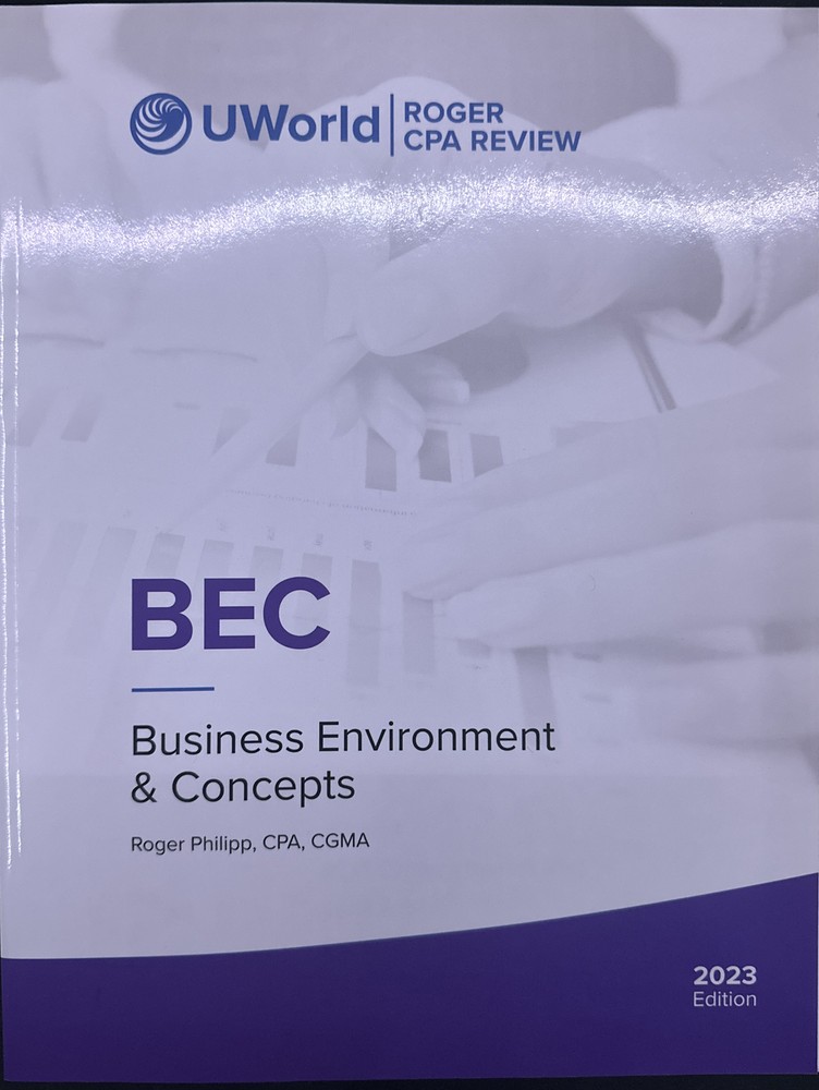 BEC 2023 Edition Textbook by UWorld LLC (2022, Trade Paperback)