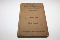 Vintage Elementary English Spoken & Written Textbook Set Hodge Lee 1926 1928
