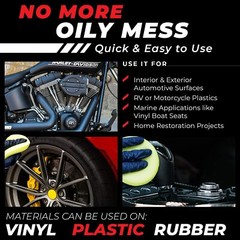 CarGuys Plastic Restorer The Ultimate Solution Bringing Rubber Vinyl Plastic 8oz