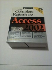Access 2002 : The Complete Reference by Virginia Andersen (2001, Paperback)