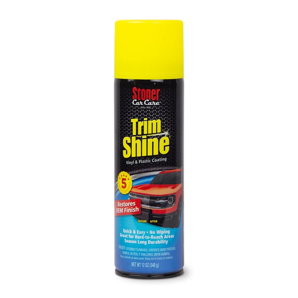 Trim Shine 12 Oz – Vinyl & Plastic Protectant Coating – UV & Water Protecti