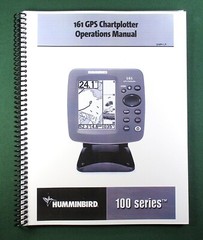 Humminbird 161 GPS Chartplotter Instruction Manual: 112 Pages & Clear Covers!