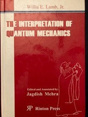 The Interpretation of Quantum Mechanics