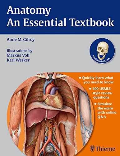 Anatomy: An Essential Textbook – Paperback, by Gilroy Anne M – Very Good