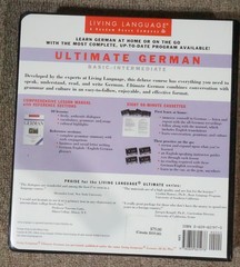 Living Language Ultimate German Cassettes Textbook Read, Write, Speak