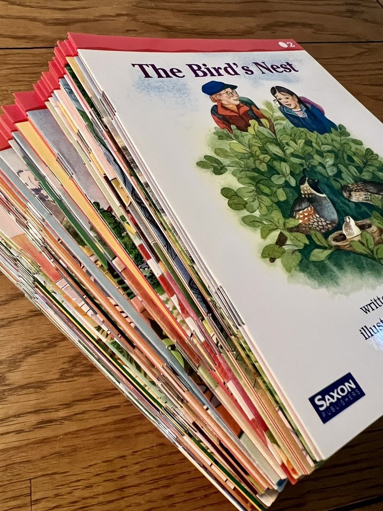 Saxon phonics and spelling GRADE 2, LEVEL A B C, 65 Readers Mixed Lot Books