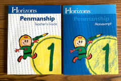 Horizons Penmanship 1 Student Teacher Book Set Homeschool Curriculum First Grade