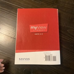 Savvas Learning Company myView Literacy 5.2 Consumable Student Workbook Unit 3-5
