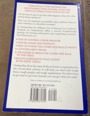 GETTING PAST NO : Negotiating in Difficult Situations ,William ury