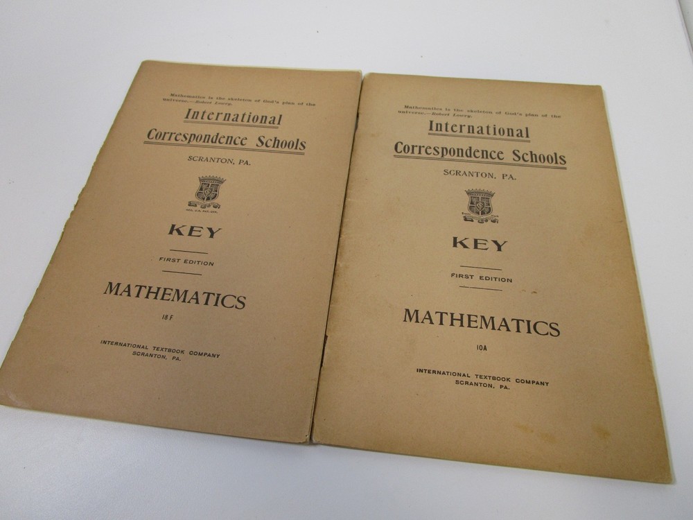 Vintage Mathematics PB Textbooks International Correspondence Schools (ICS)