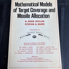 Mathematical Models Of Target Coverage And Missile Allocation- Military-Math
