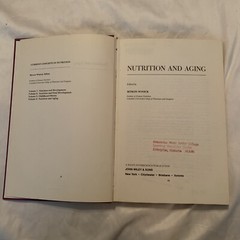 Nutrition and Aging Edited By Myron Winick 1976 John Wiley & Sons Hardcover