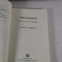 Incognito: The Secret Lives of the Brain – Hardcover By Eagleman, David – GOOD
