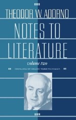 Theodor W. Adorno Notes to Literature (Hardback)