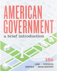 American Government: A Brief Introduction – paperback Lowi, Theodore J.|Gins…