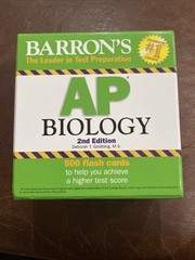 Barron’s AP Biology Flash Cards by Deborah T. Goldberg (2011, Cards,Flash Cards)