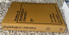 REVIEW OF PHYSIOLOGICAL CHEMISTRY & ORGANIC CHEMISTRY by Bruce (Pearson) Books