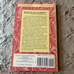 Becoming a Writer by Dorothea Brande (1981, Uk-B Format Paperback)#2505