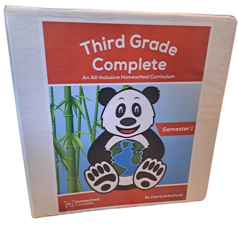 Homeschool Complete Third Grade Entire Year Sem 1&2 Curriculum Debra Arbuthnot