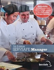ServSafe Manager Book with Answer Sheet in English, Revised (7…