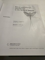 Introduction to the Study of Insects 7th Edition Textbook Triplehorn Thomson