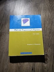 MATLAB Programming for Engineers by Stephen J. Chapman (2004, Trade Paperback)