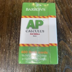 Barron’s AP Calculus Flash Cards David Bock (2014, Cards,Flash Cards, NEW Sealed