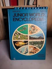 Harver Junior World Encyclopedia Complete Set 16 Volumes Hardcover Atlas Index